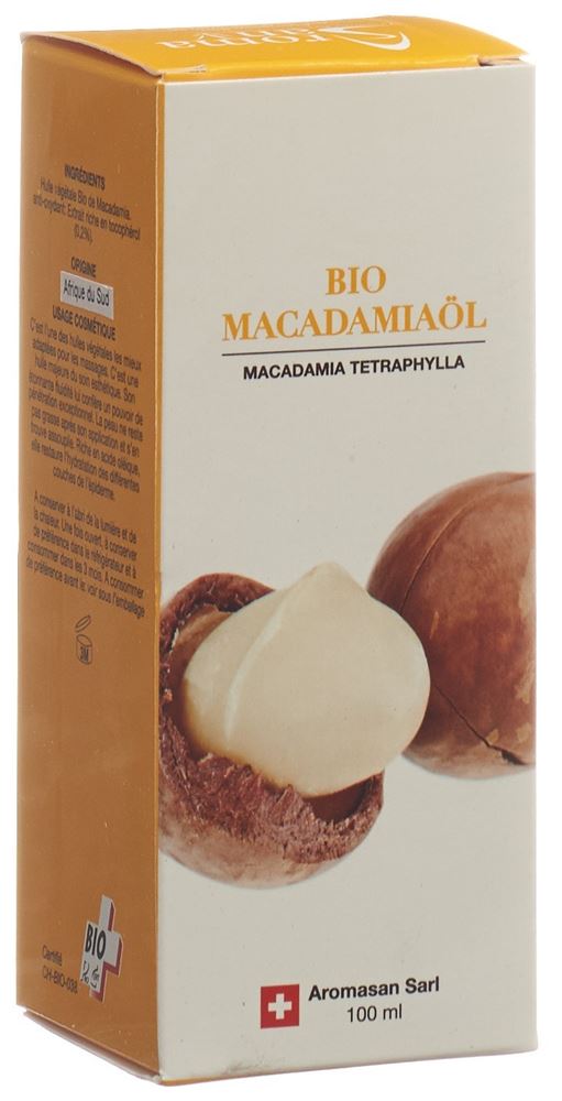 Aromasan Macadamiaöl<br>100 ml, Bio
