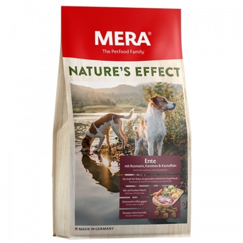 Ração para cães Mera Nature Effect, sabor pato