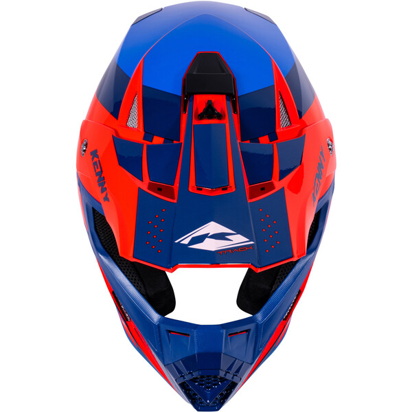 Kenny - Casque Track Graphic - 2023 Navy / Rouge fluo