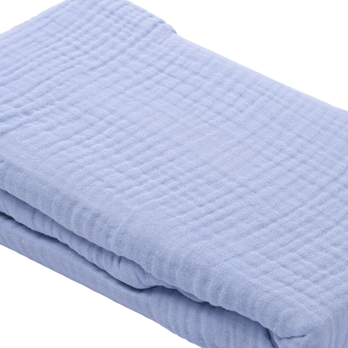 Topolino Musselin-Decke 130 x 170 cm hellblau