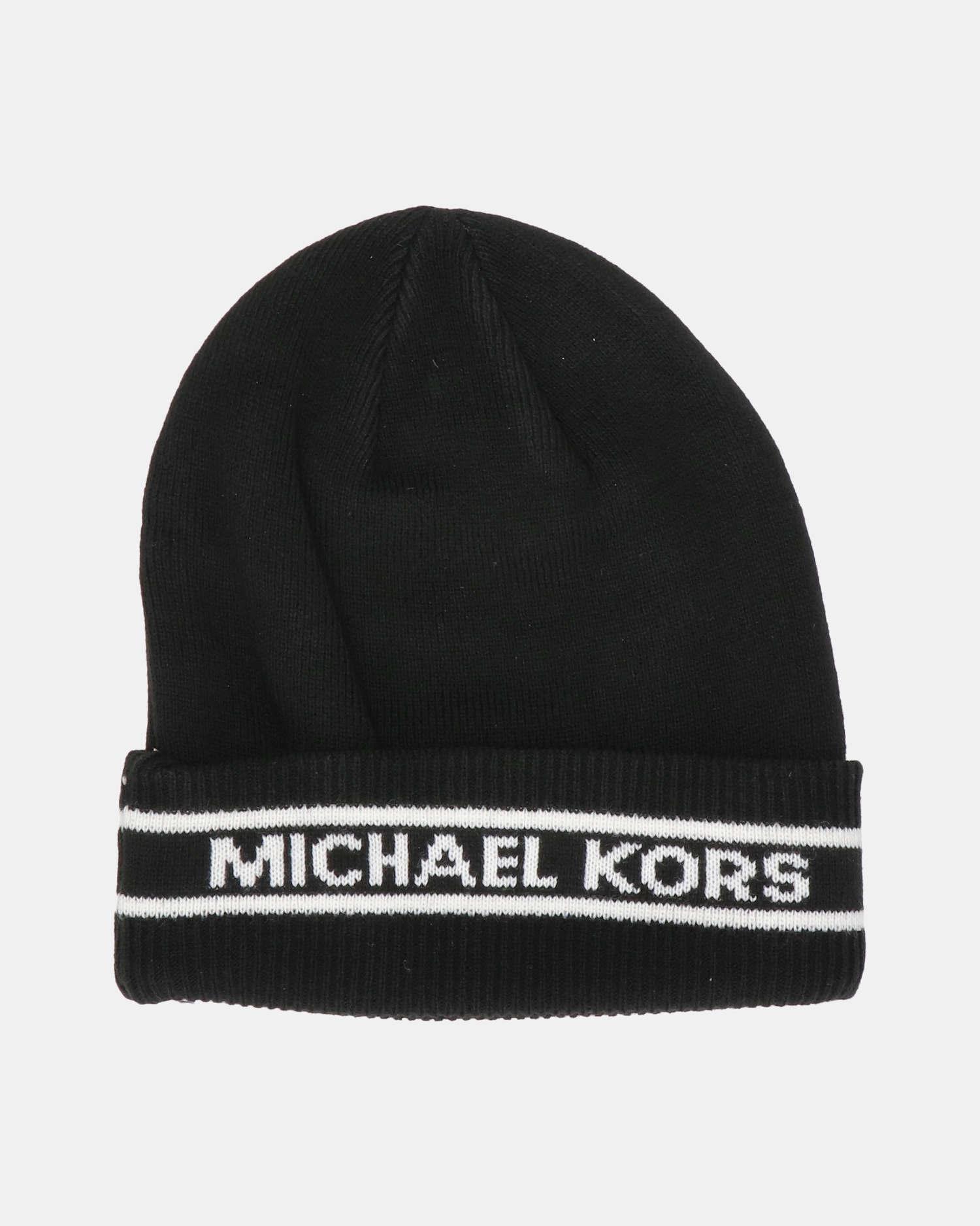 Michael Kors Rib Logo Mutsen  - zwart
