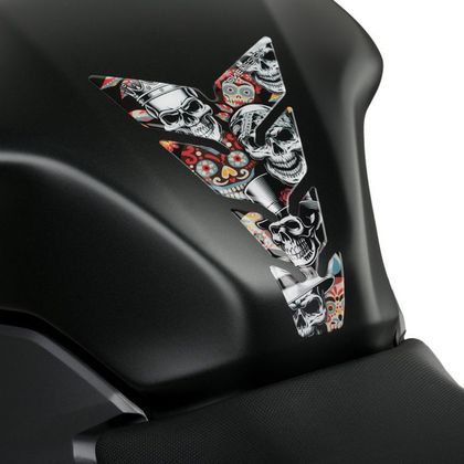 Protège réservoir Puig SKULL PARTY Universel - Noir