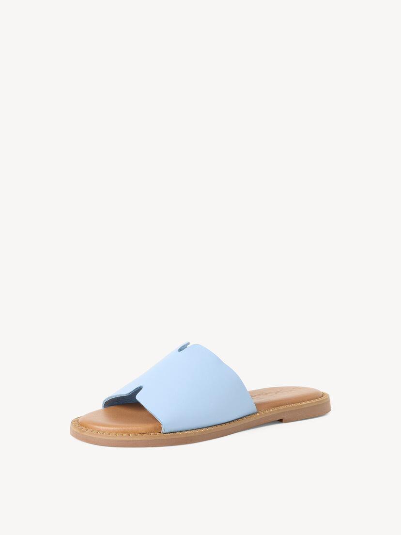 Leren Slipper - blauw