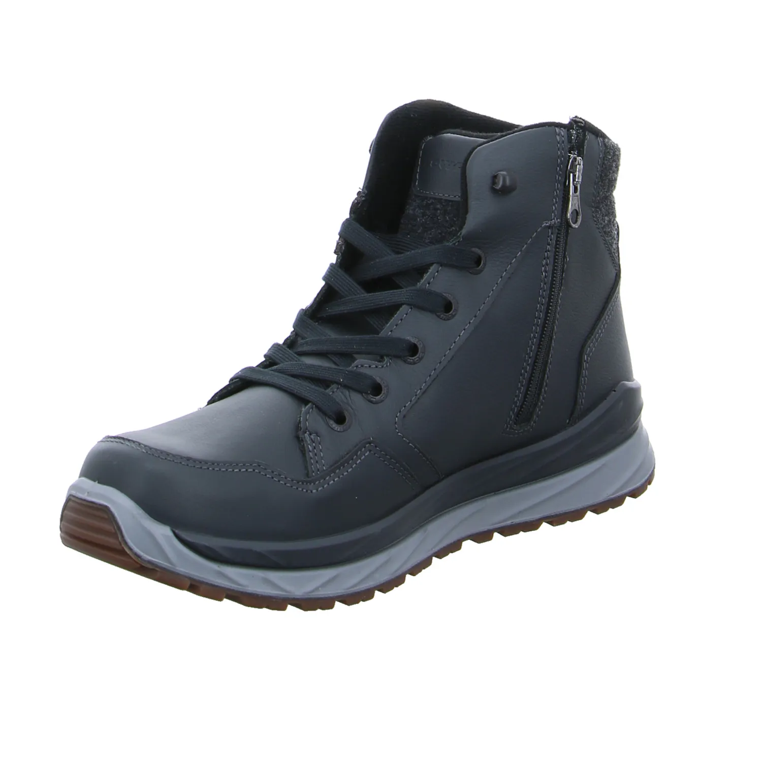 LOWA Snowboots Anthrazit Leder