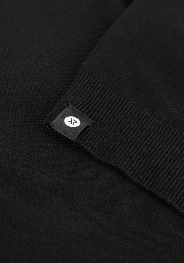 RELLIX zwarte rellix coltrui knitwear fancy col