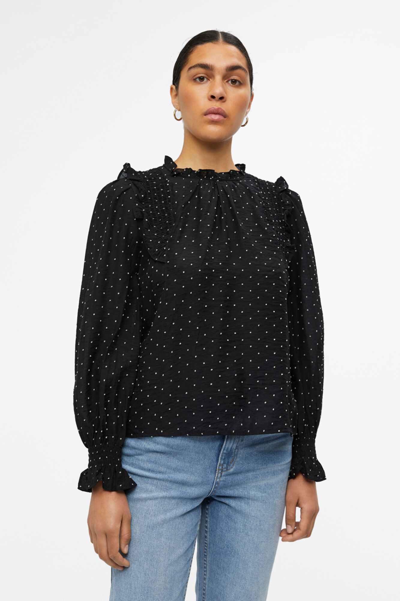 Blusa curta - Preta