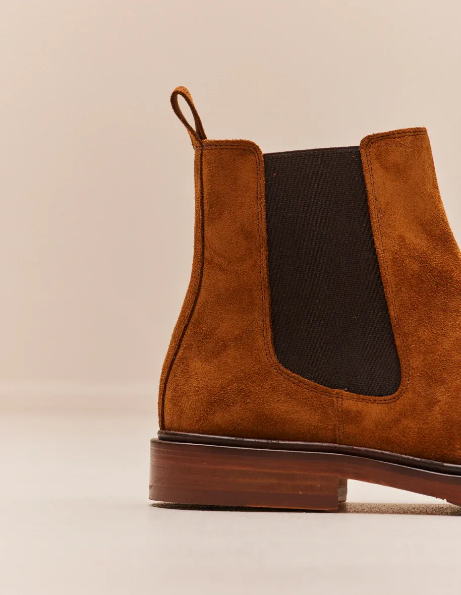 Bottines Nicolas suède M.Moustache
