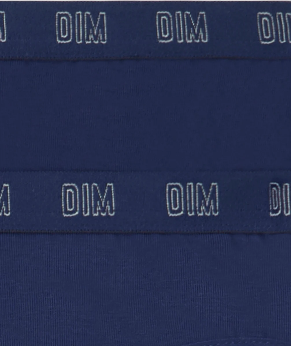 DIMLOT DE 2 CULOTTES SKIN CARE EN COTON BIO BLEU MARINE