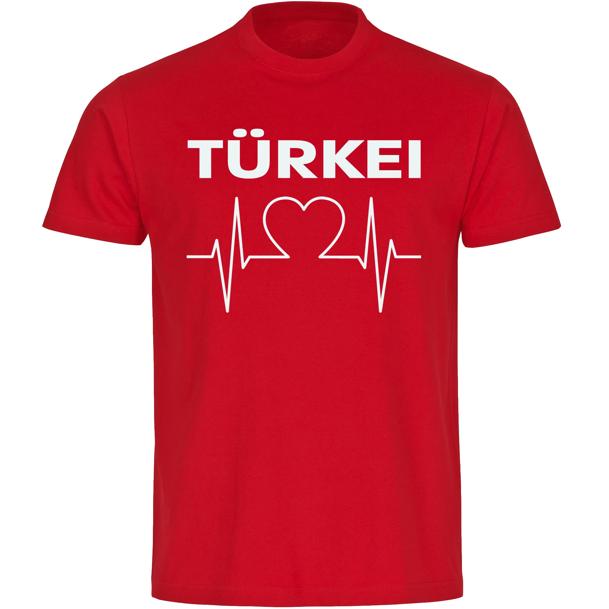 multifanshop® Kinder T-Shirt - Türkei - Herzschlag - Druck weiß