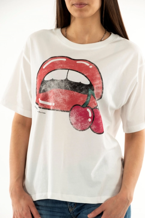 Tee shirt Le Temps Des Cerises tamita 1001 white