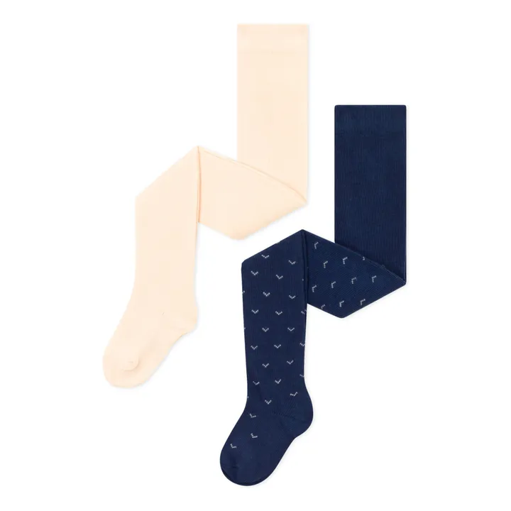 Petit Bateau Lot 2 Paires de Collants | Ecru