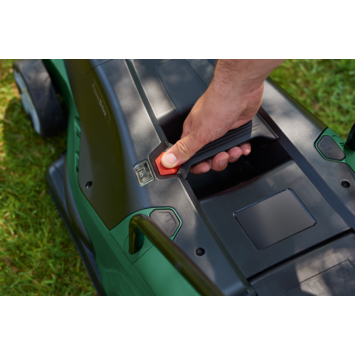 Bosch elektrische grasmaaier UniversalRotak 490 34cm 1300W met opbouwbare opvangbak