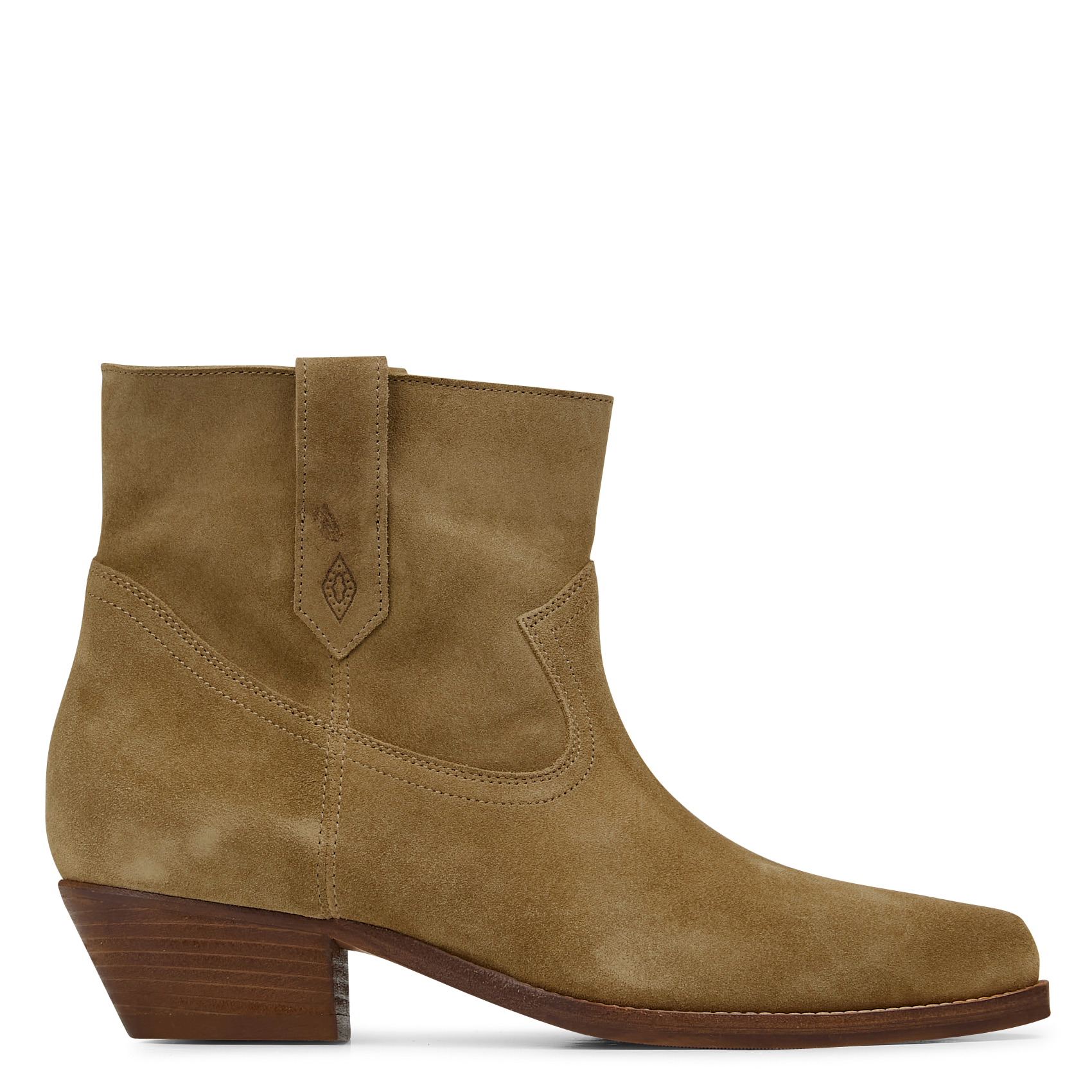 CRAY - Bottines en cuir | Kaki