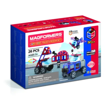 Magformers Amazing Police & Rescue Set