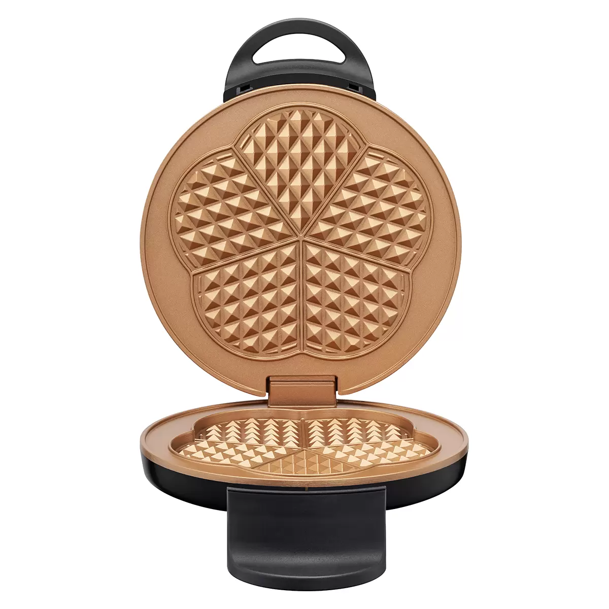 Waffeleisen Retro Waffles Schwarz