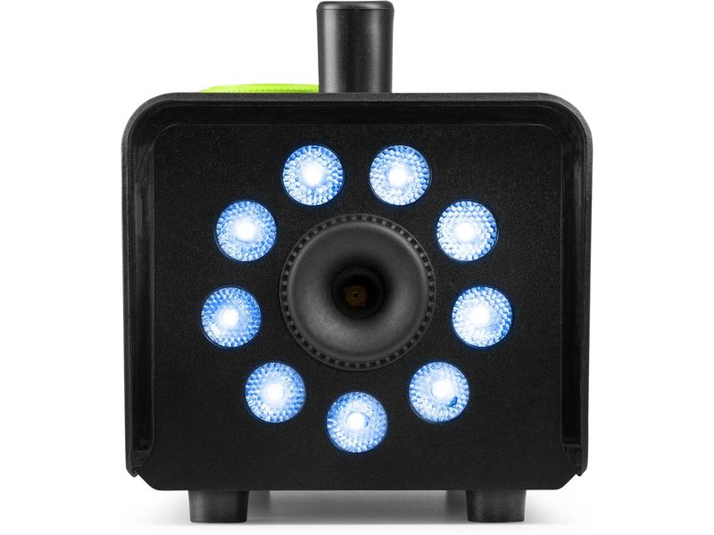 Fuzzix Nebelmaschine F509L Party-Nebelmaschine mit 9x RGB-LEDs