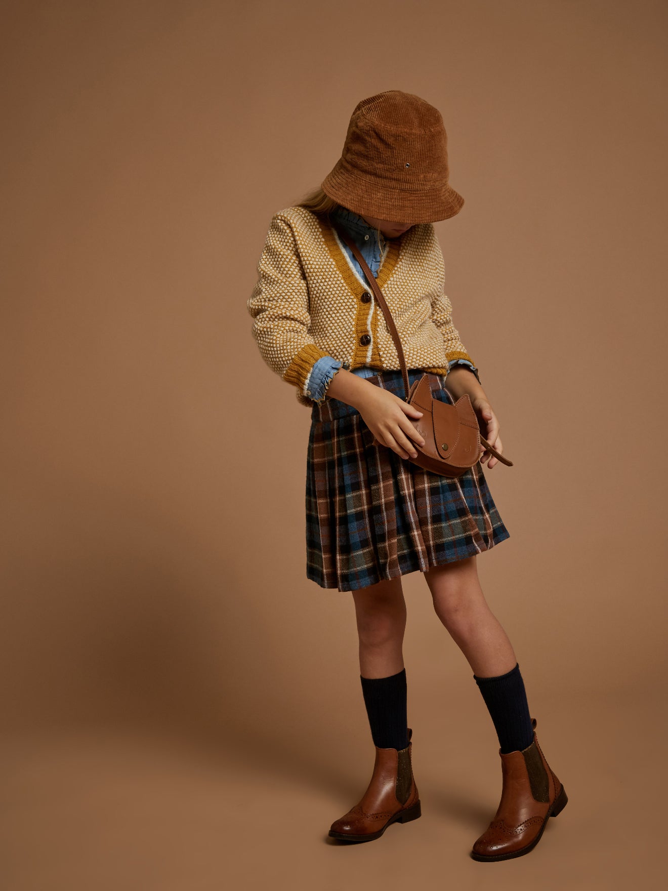 Sac besace écureuil fille