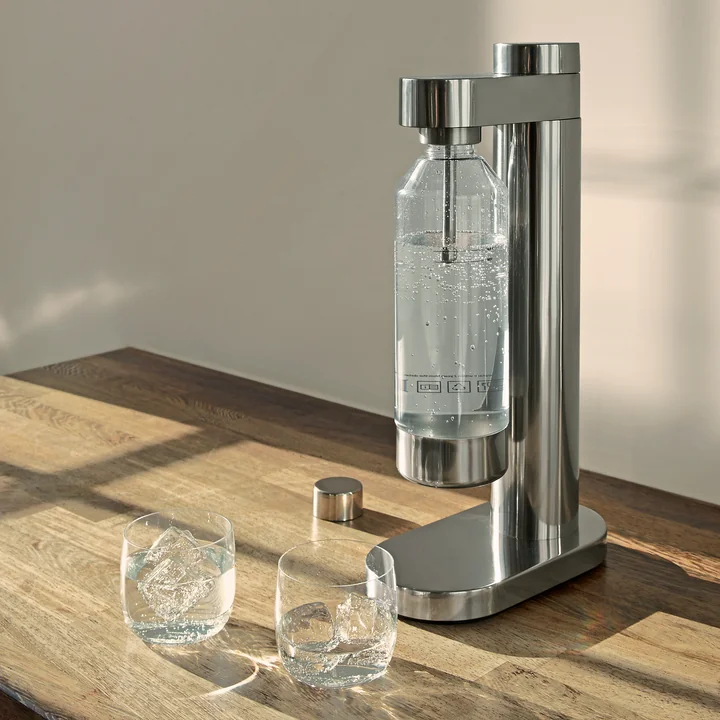 Stelton - Brus Wassersprudler, Edelstahl