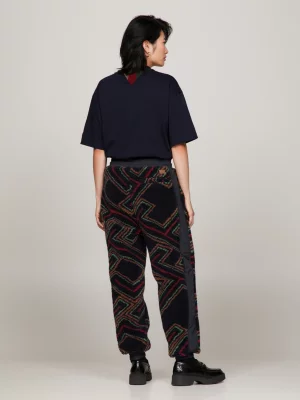 Calça de moletom Tommy x Pendleton New York Stripe TH Monogram