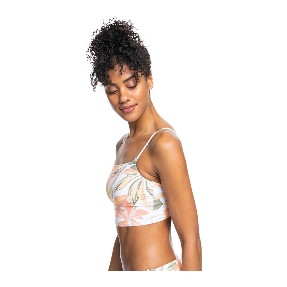 Roxy PRINTED BEACH CLASSICS - Haut de maillot de bain Femme bright white subtly