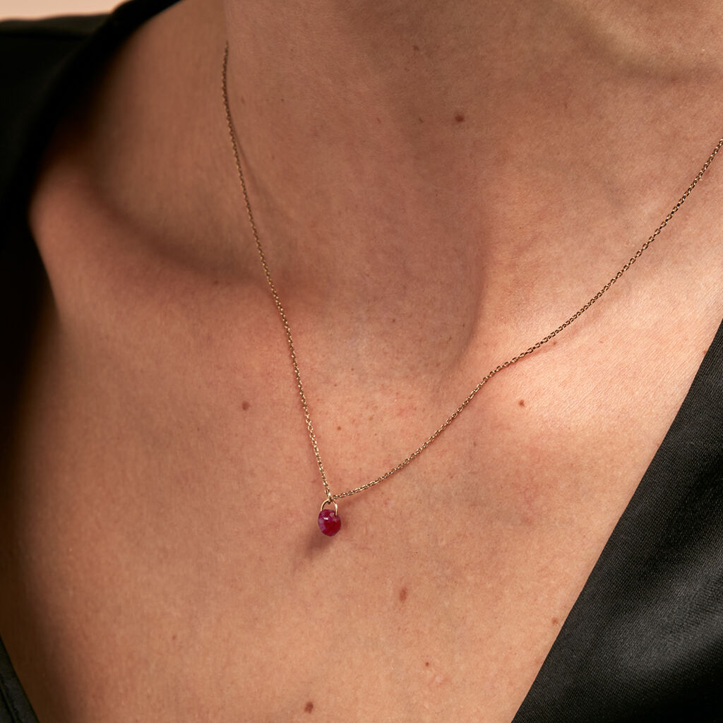 Collier Shakir Or Jaune Rubis