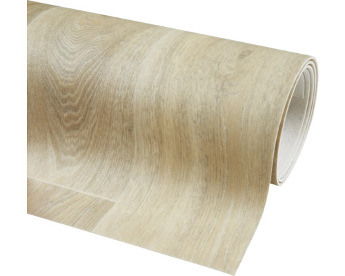 Reuze PVC vloer, houtplankenlook, beukenwit, FB509, 300 cm (per meter)