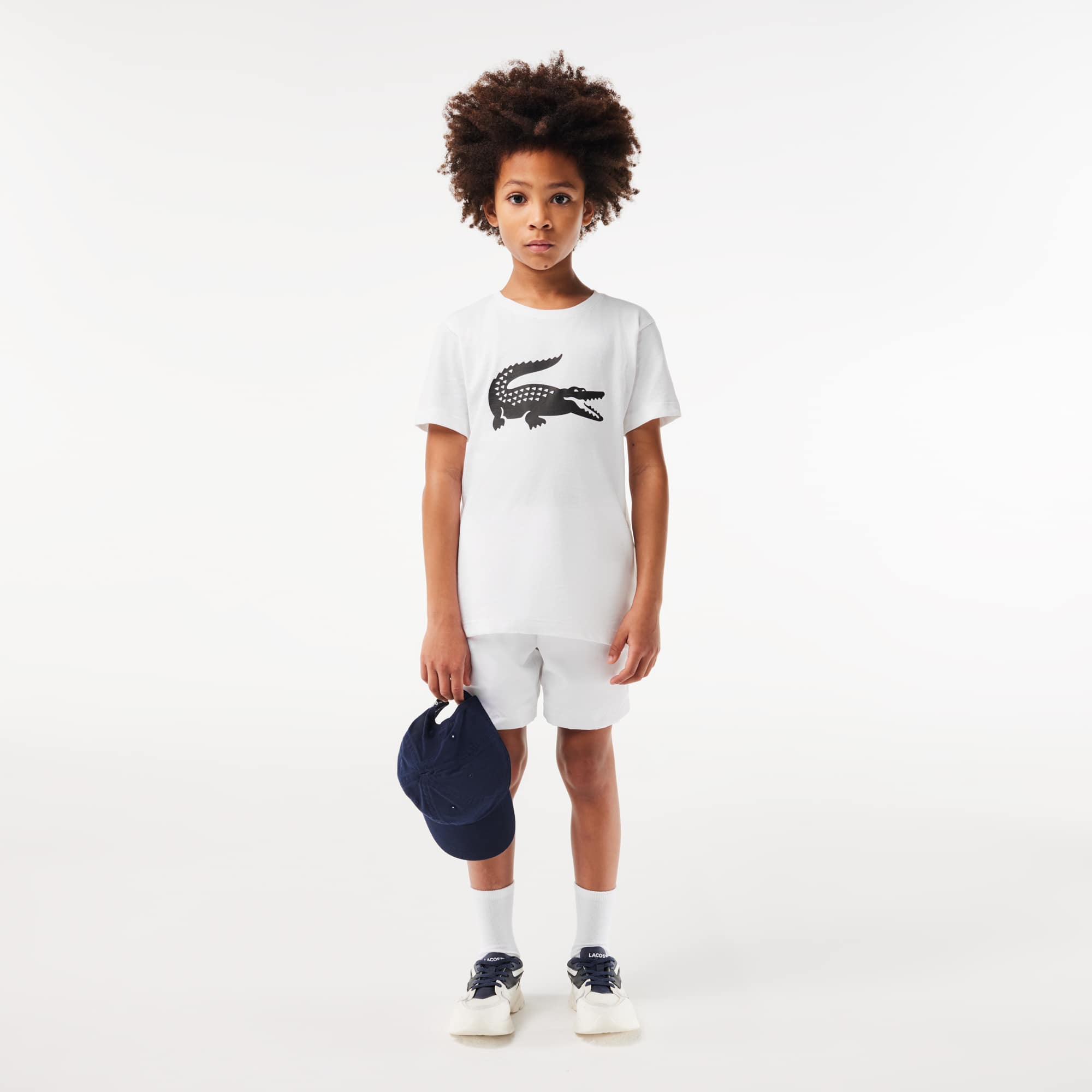 T-shirt enfant Tennis Lacoste SPORT crocodile oversize T-Shirts & Chemises - Blanc - Lacoste - Garçon