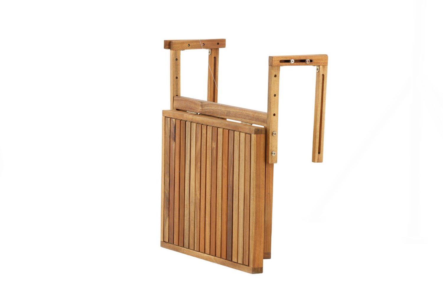 Marion tuintafel voor balkon, natuurlijke afwerking. 48 x 60 x 45 cm