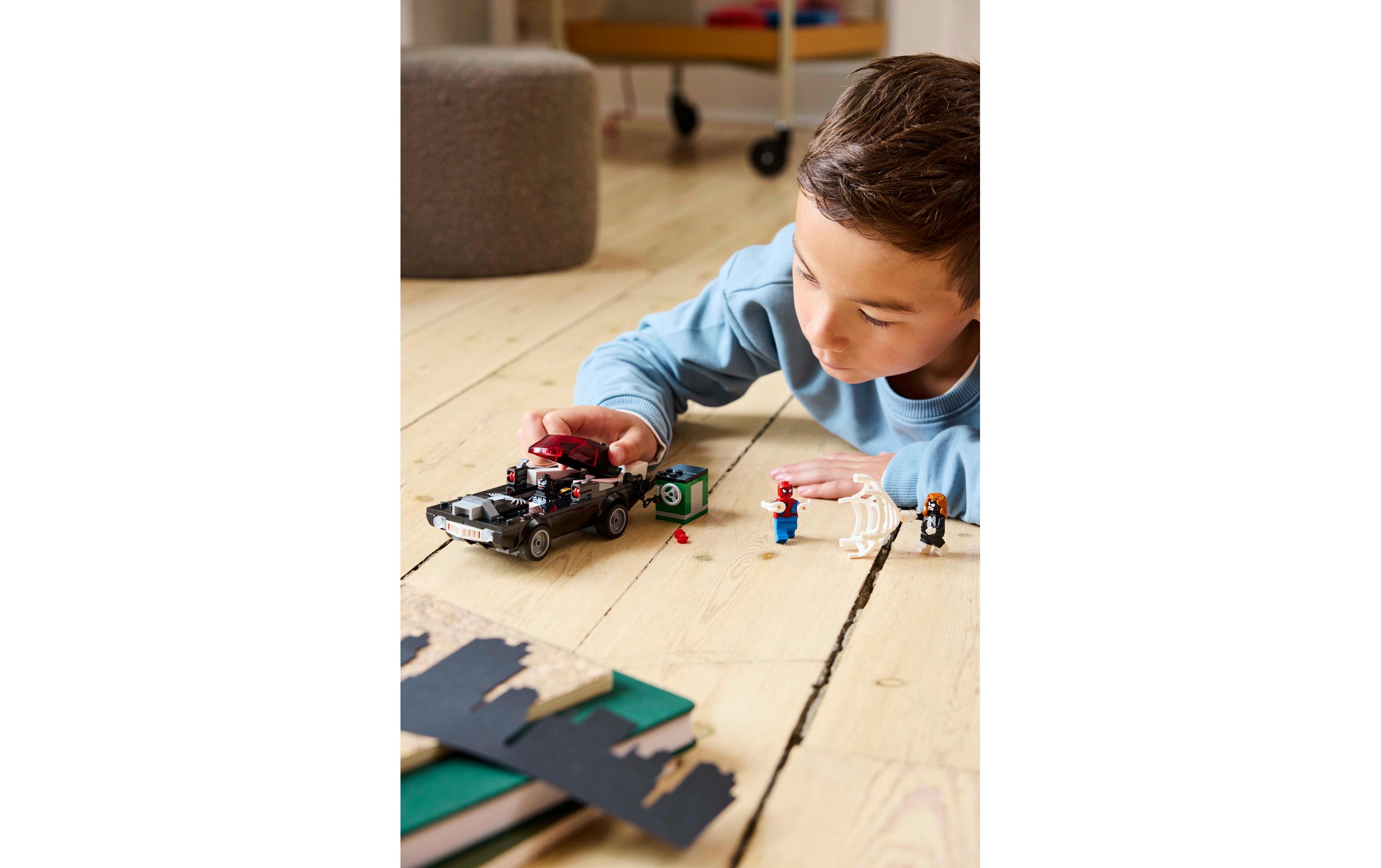 Marvel Spider-Man vs. Venom Muscle-Car 76309Cooles Spider-Man Spielset mit baubarem Marvel Auto