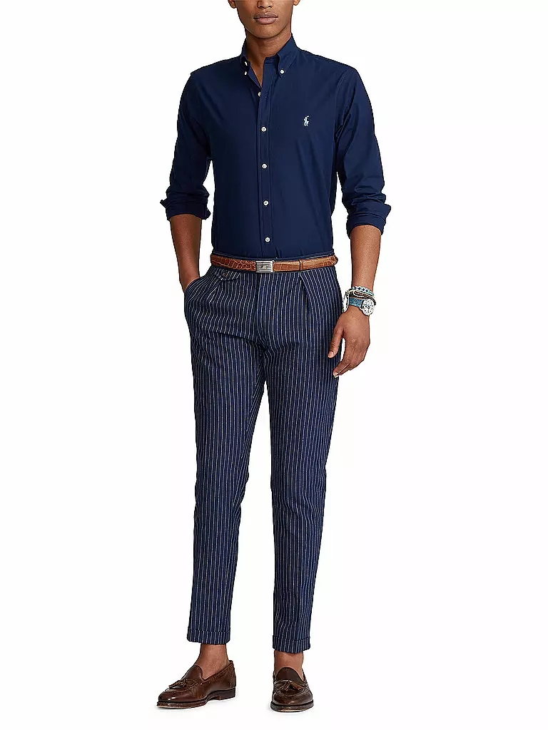 POLO RALPH LAUREN Hemd Slim Fit blau