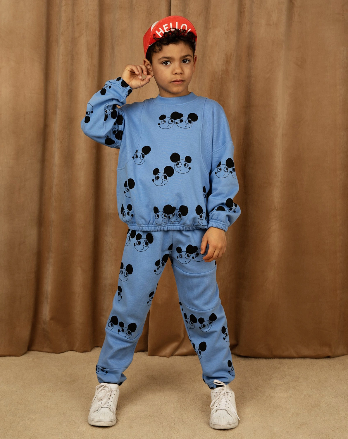 Sweatpants RITZRATS AOP in blue