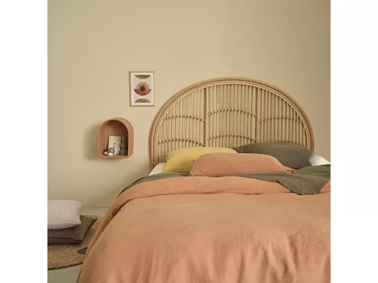 Tête de lit en rotin naturel 140 cm