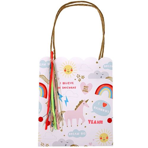 Meri meri feesttasjes unicorn (8st)