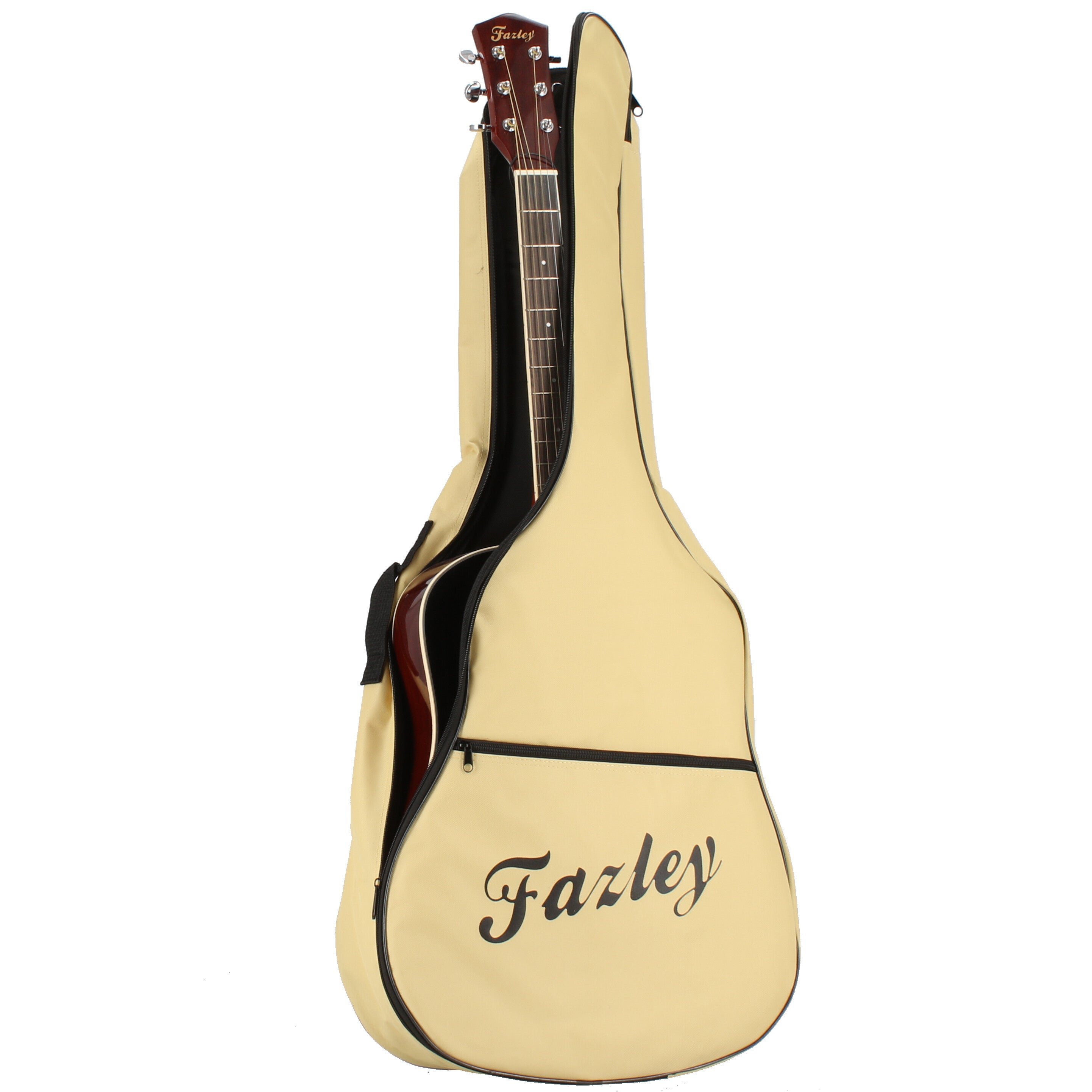 Fazley Carrier B4WK Basic gigbag voor 4/4 western gitaar khaki