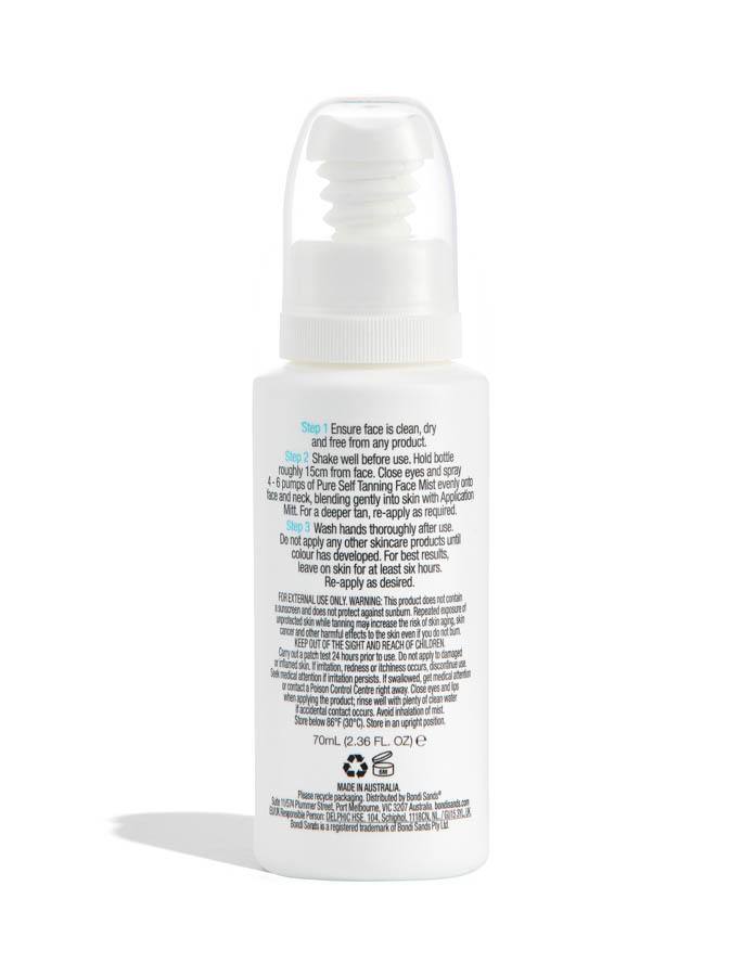 Bondi Sands Pure Face Mist Dark 70ml