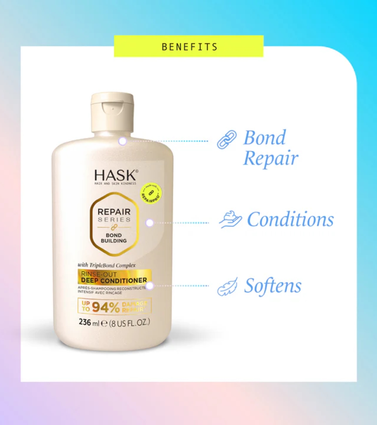 Hask - *Repair Series* - Condicionador Bond Building