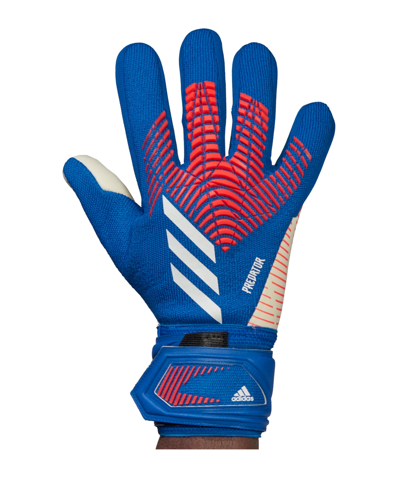adidas Predator League Negativ Cut Sapphire Edge Torwarthandschuhe Blau