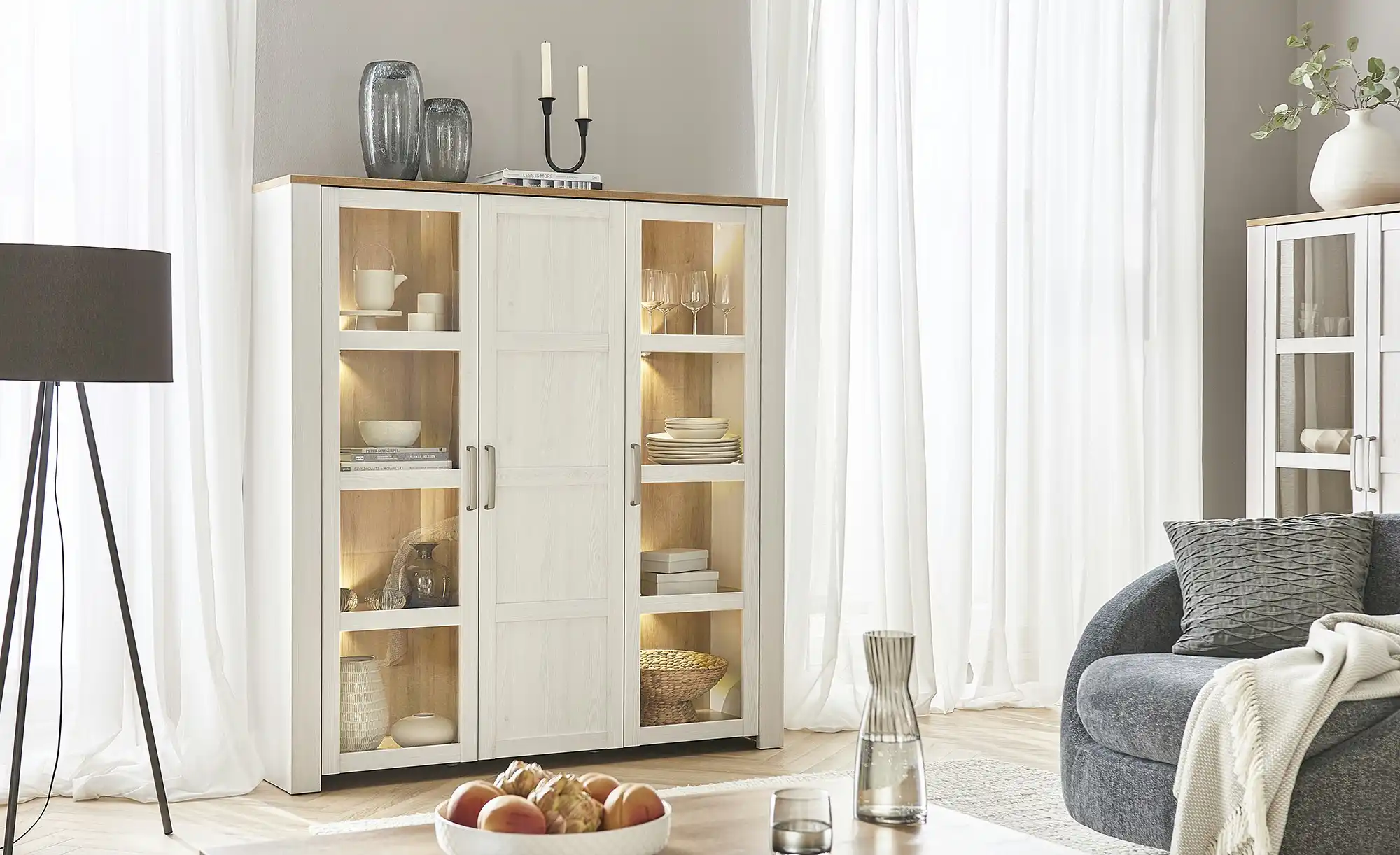 LED-Holzbodenbeleuchtung, 4er-Set  Toneo