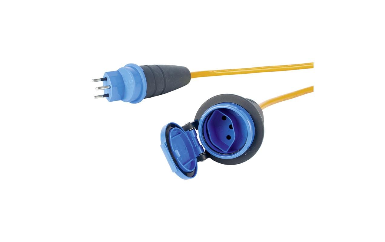 Verlängerungskabel 10 m T13 - T12 IP55Industrie-Verlängerungskabel EPR-PUR 3 x 1.5 mm2 10m T13 IP55