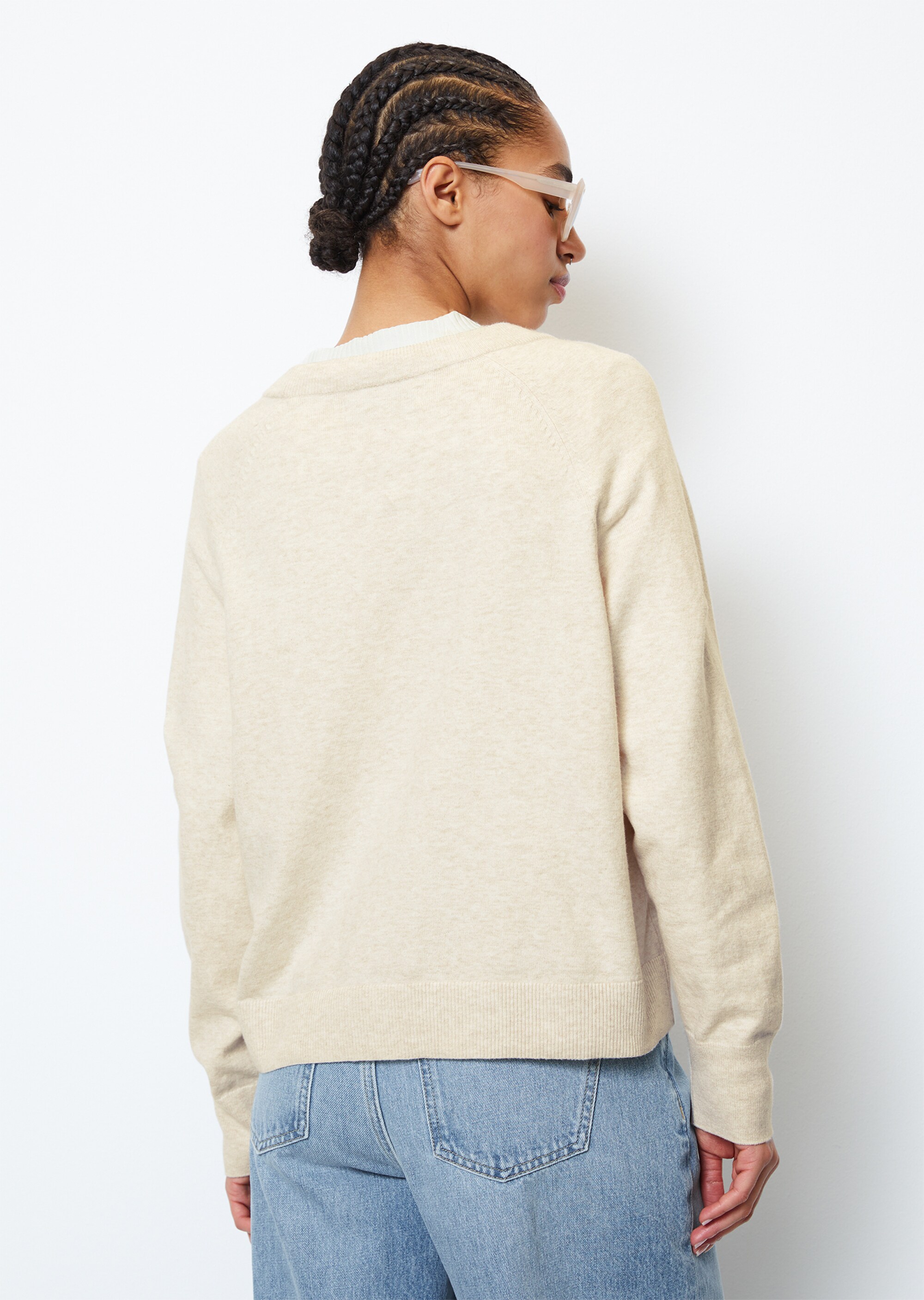 Basic Pullover regular aus Soft-Cotton-Stretch