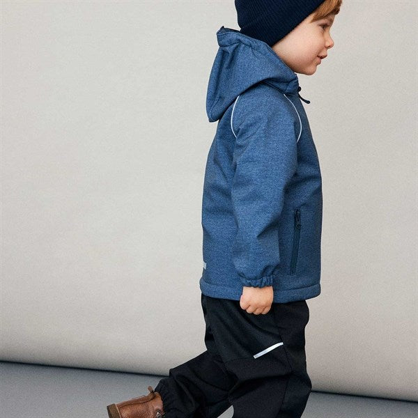 Softshell Black Alfa Solid Noos Bukser - Name it