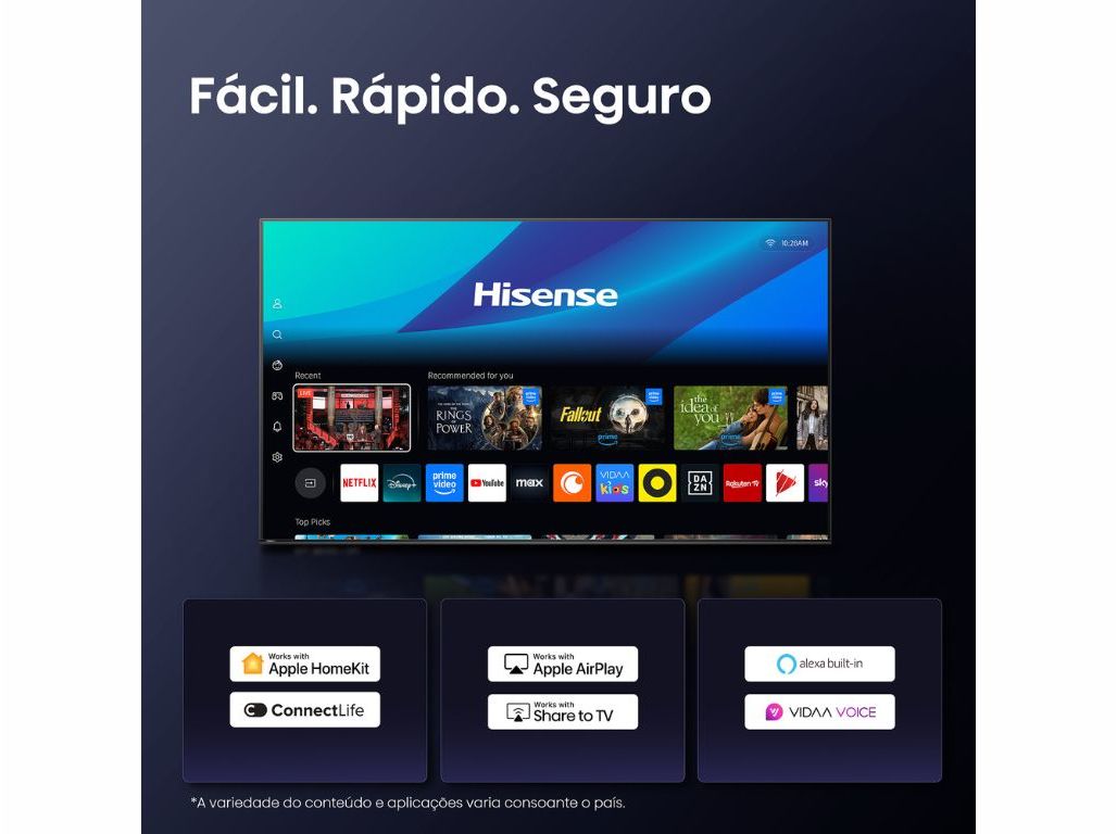 TV QLED HISENSE 55E7Q (55\