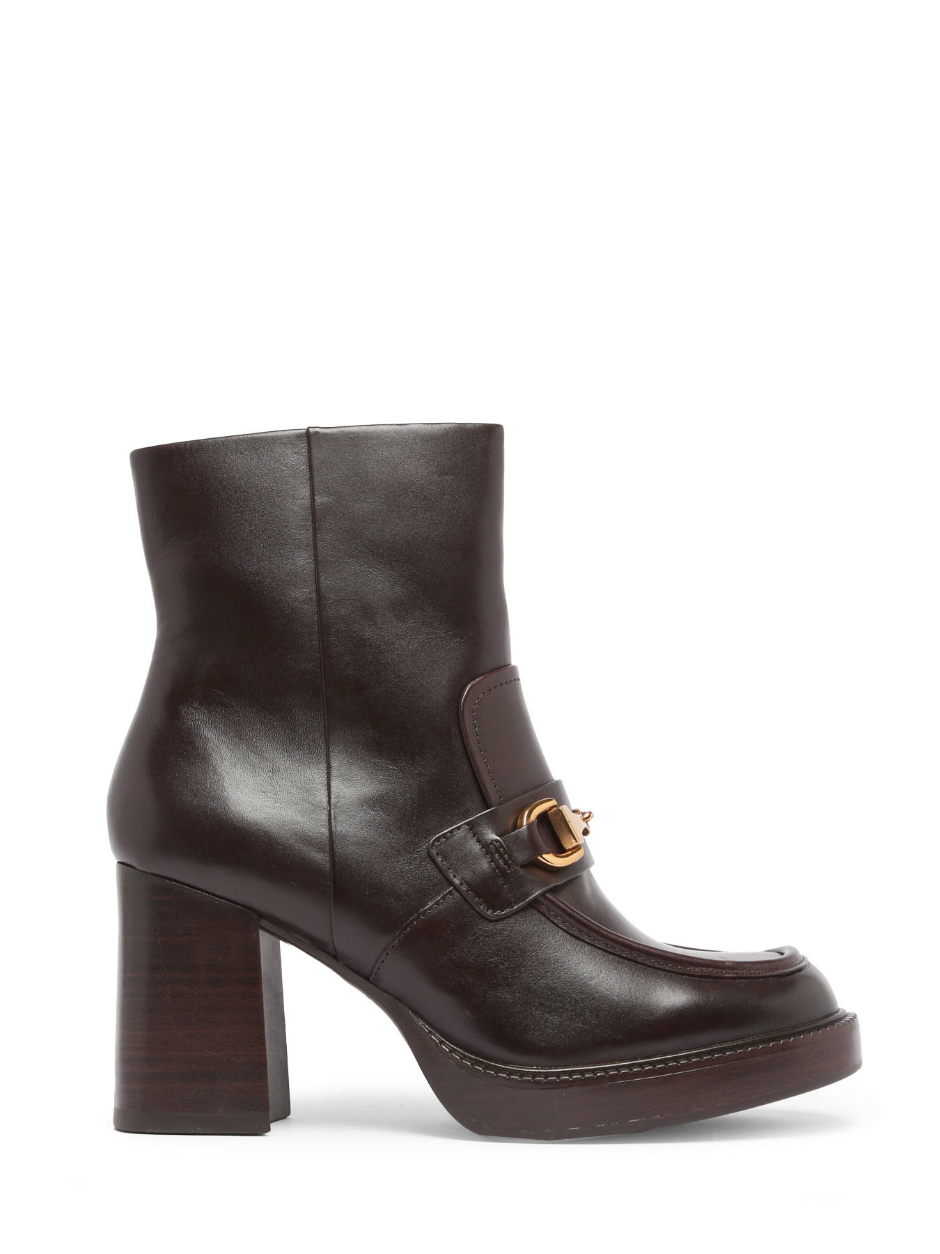 Bottines  talon en cuir TAMARIS