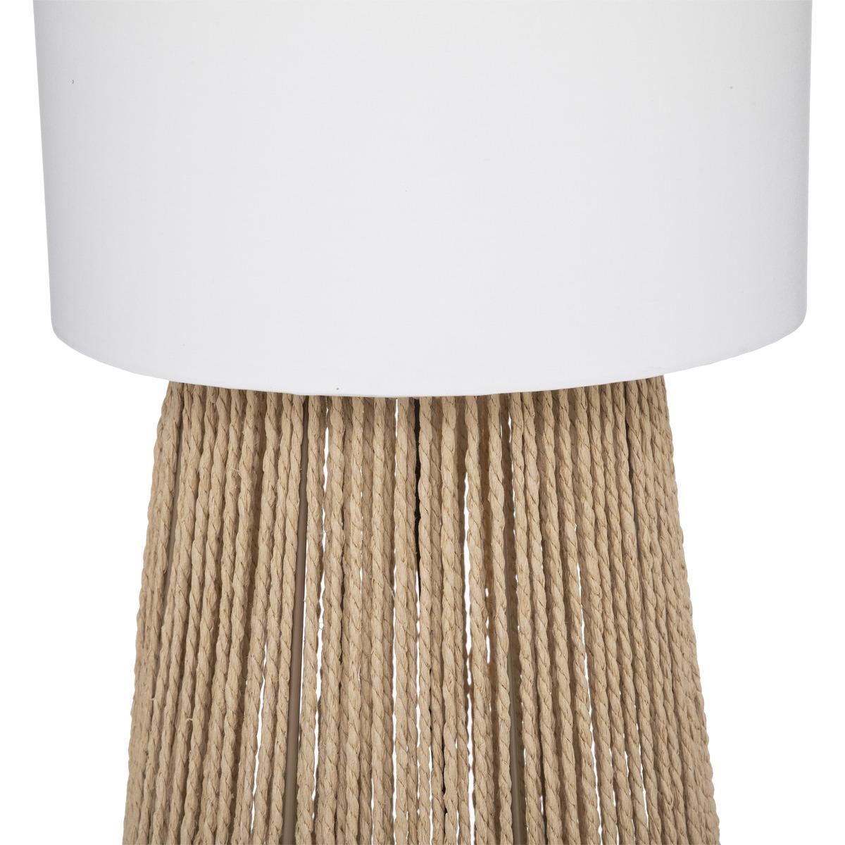LAMPADAIRE SUR PIED AISSA NATUREL H.130CM