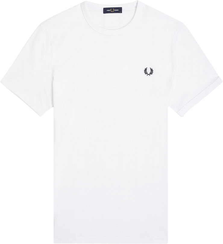 Fred Perry RINGER T-SHIRT Hvid