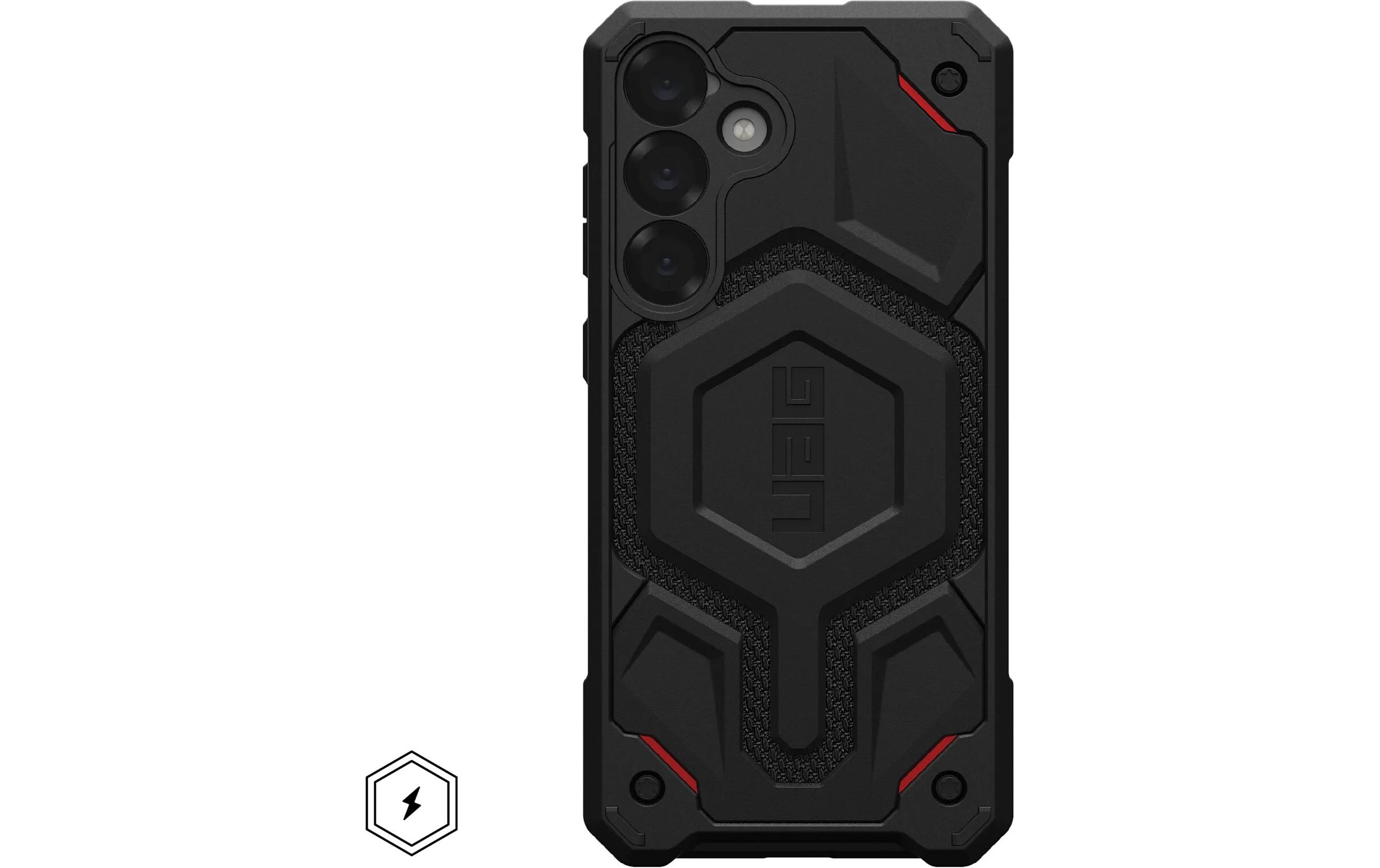 Back Cover Monarch Pro Galaxy S25+ Kevlar BlackSchutzhülle für das Samsung Galaxy S25+