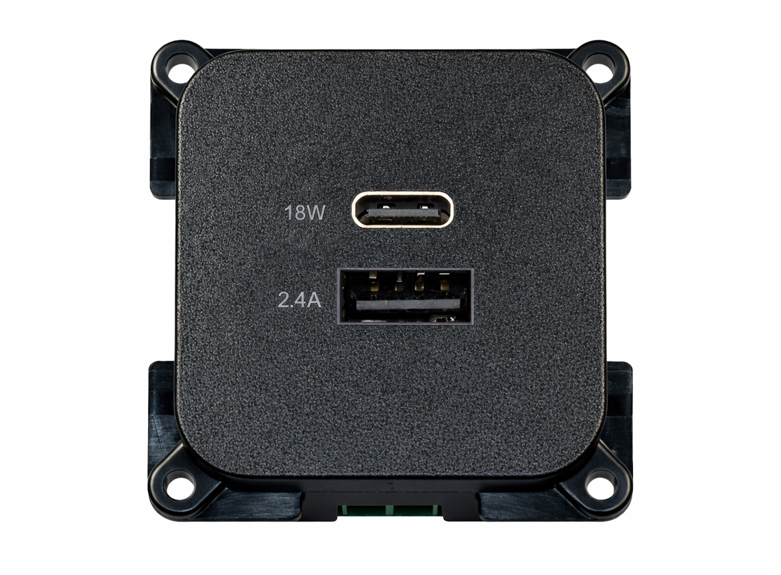HABA C-line USB A+C contactdoos