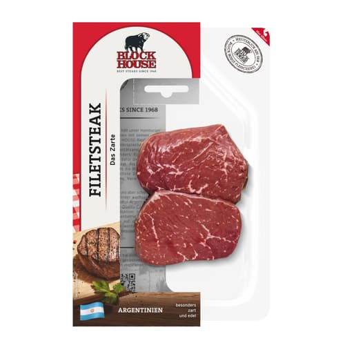 Block House 2 Stk. Rinderfilet Steaks Argentinien