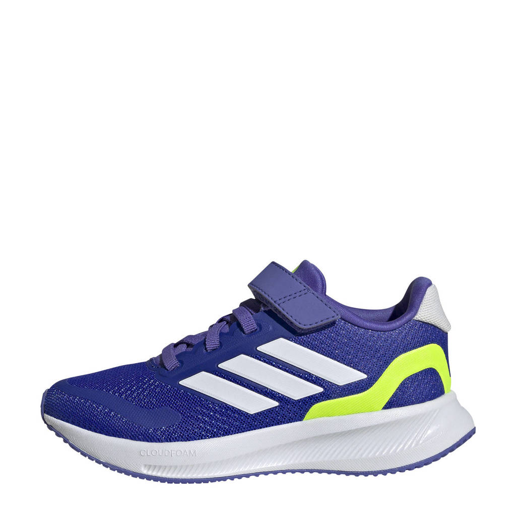 adidas Runfalcon 5 sneakers kobaltblauw/wit/geel