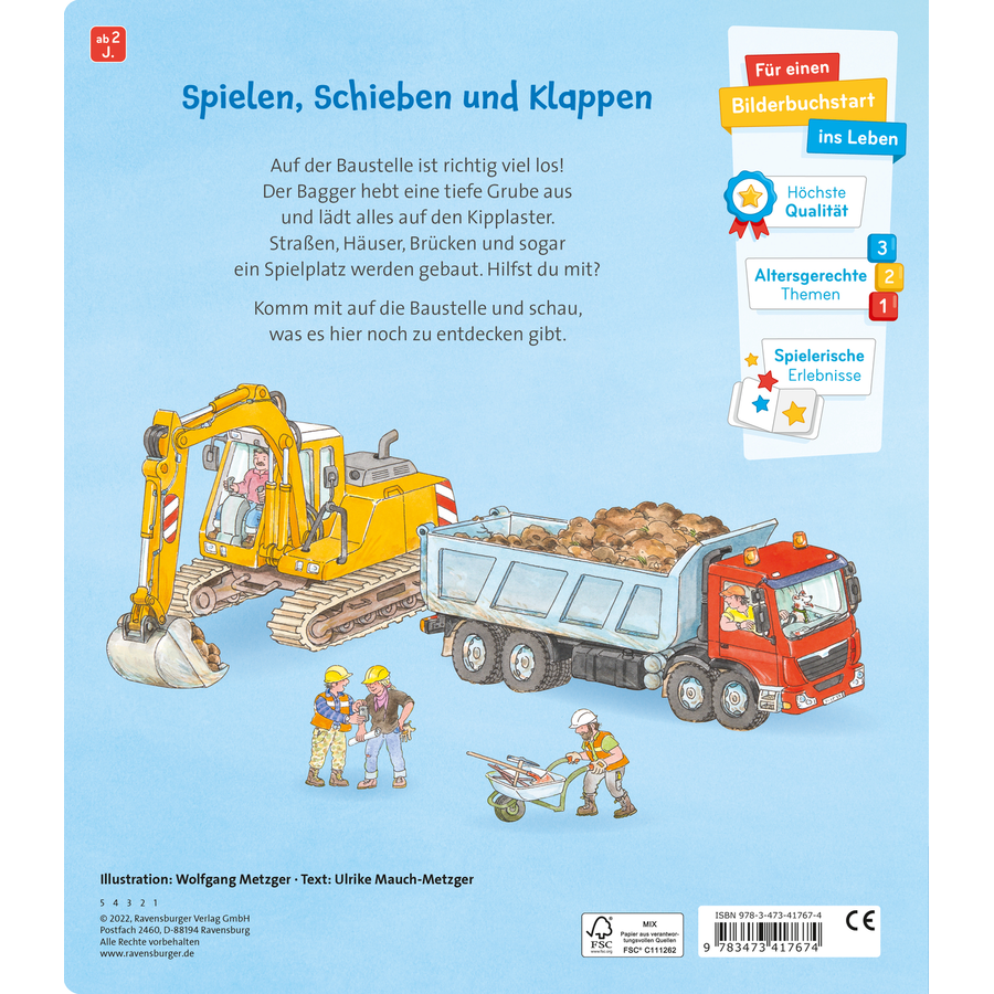 Ravensburger Aufladen, Abfahren: Auf der Baustelle